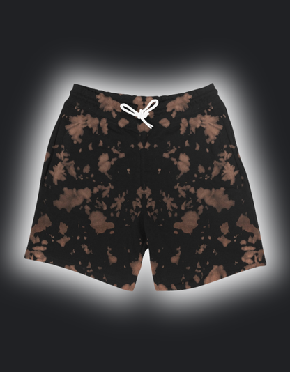 Brown&Black ~ Unisex Tie Dye Shorts