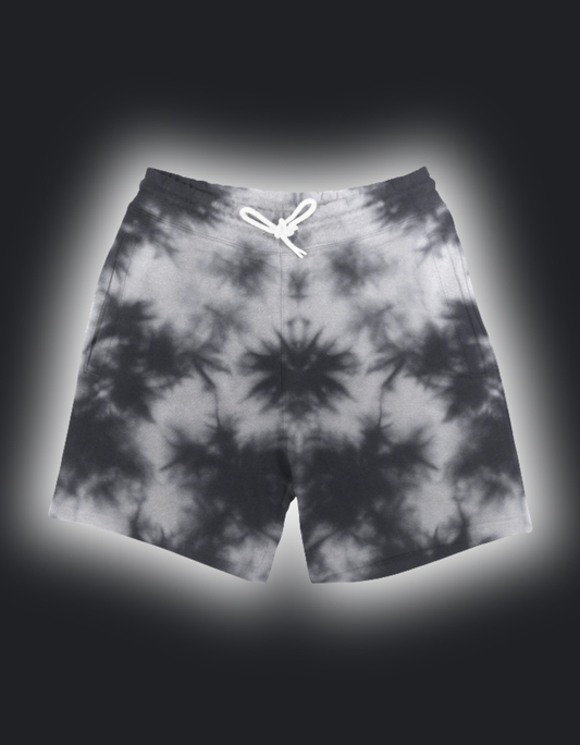 White&Black ~ Unisex Tie Dye Shorts