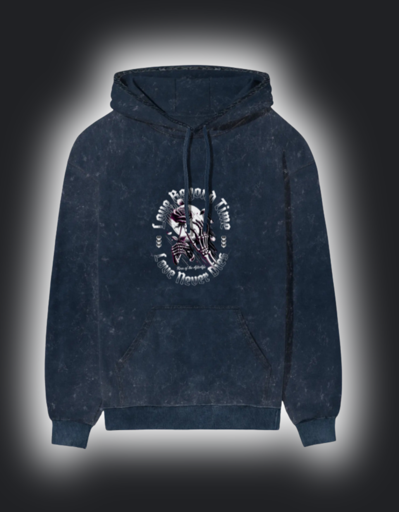 Love Beyond Time ~ Acid Washed Hoodie