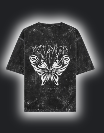 MetaMorph ~ Acid Washed Oversized Tee